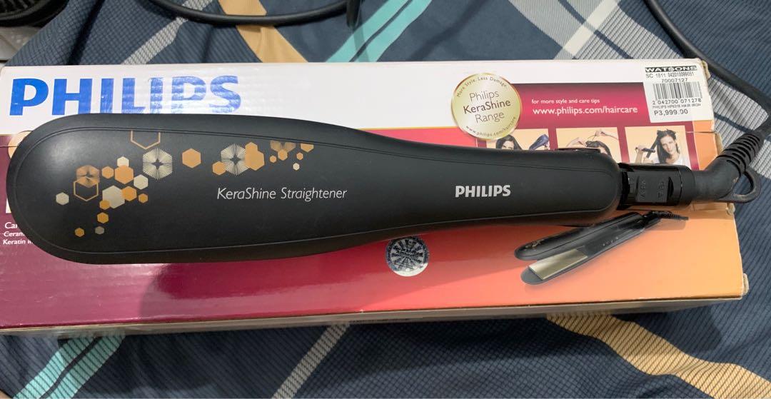 Shokher Market PHILIPS Kerashine HP8316/00 Hair Straightener Alia Bhatt  Chosse M Heat Safe Cord 210°C Professional Temperature Keratin Infused  Ceramic Plates For Ultrasmooth Gliding Extra Wide Plates For Thick |  