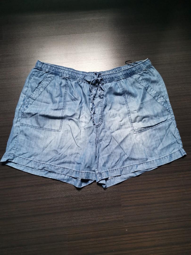 plus size denim shorts uk