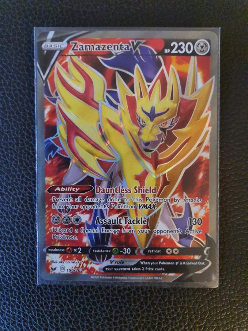 Pokemon Card Sword And Shield Zamazenta Fa Toys Games Board Games Cards On Carousell