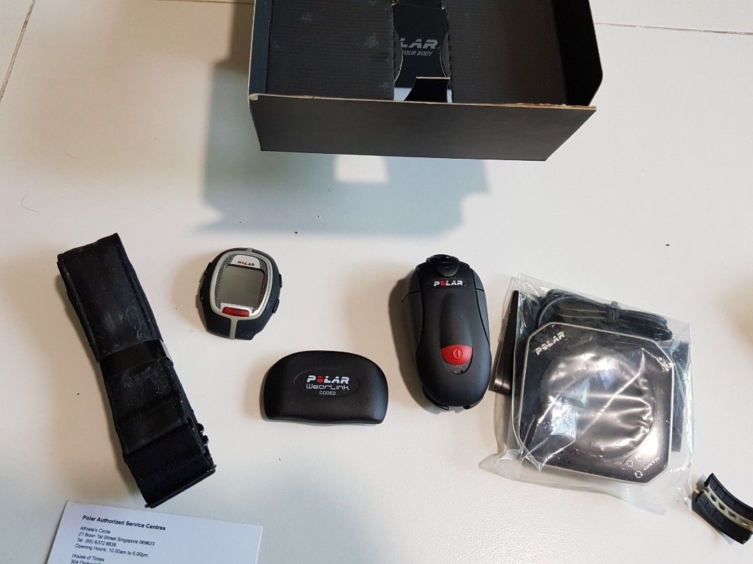 Polar RS300X Watch Set For Part 100 Working Mobile Phones Gadgets polar-rs300x-watch-set-for-part-100-working-mobile-phones-gadgets