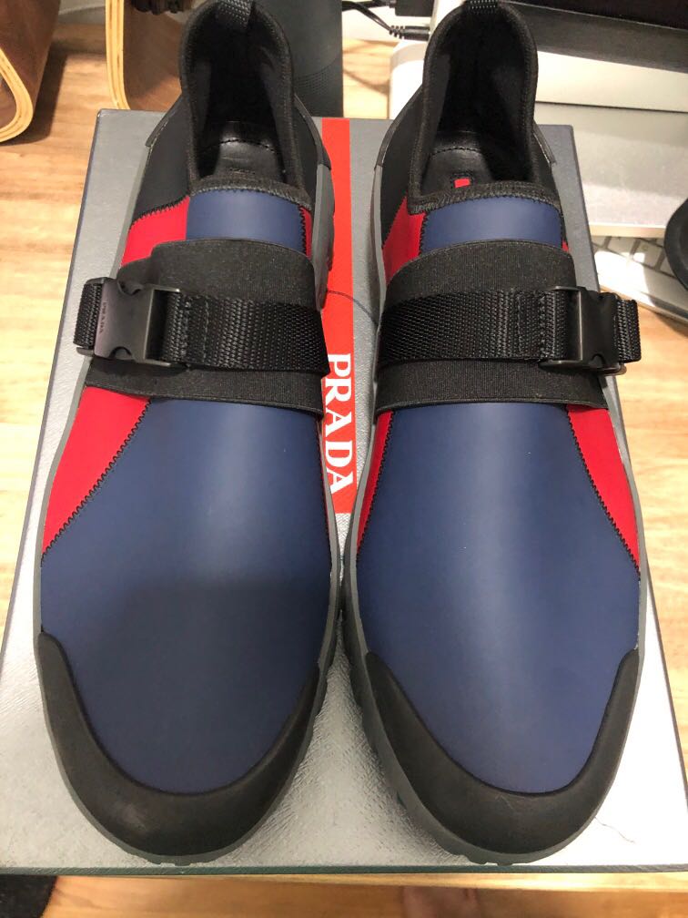 Prada sales neoprene sneakers