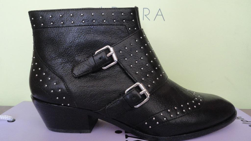 Rebecca Minkoff studded leather ankle boots (Category: Boots) located in Quezon City. Submitted by nykuh (Listing ID 1026018533, Image 1). Description: New with box. Beautiful Rebecca Minkoff black studded ankle boots in size US 8.5. Very soft leather and very comfortable to wear. Sole a little dirty from trying at home. RFS: not my size MOP: GCash or bank transfer(BPI, Unionbank, Security bank) For pick up c/o buyer (Grab, Lalamove, Mr. Speedy, 