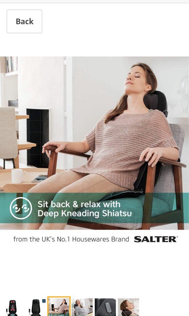 Salter hotsell massage chair
