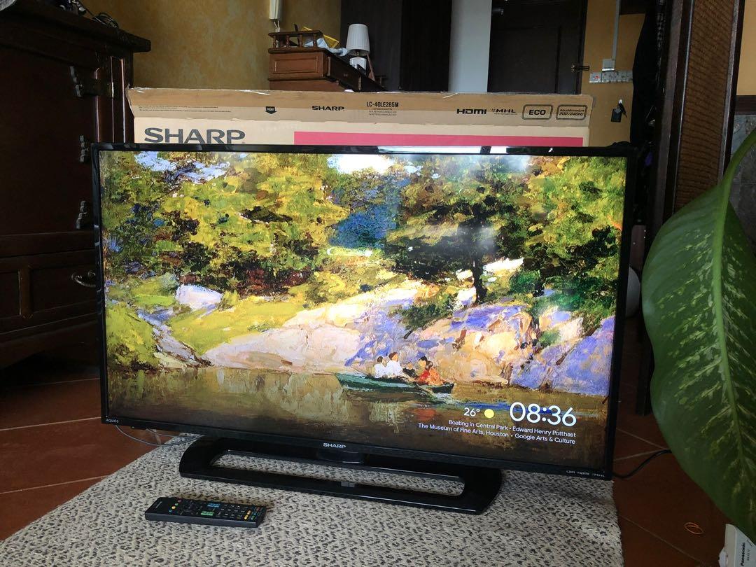Sharp Aquos 40” TV LC40LE265M LED, TV & Home Appliances, TV