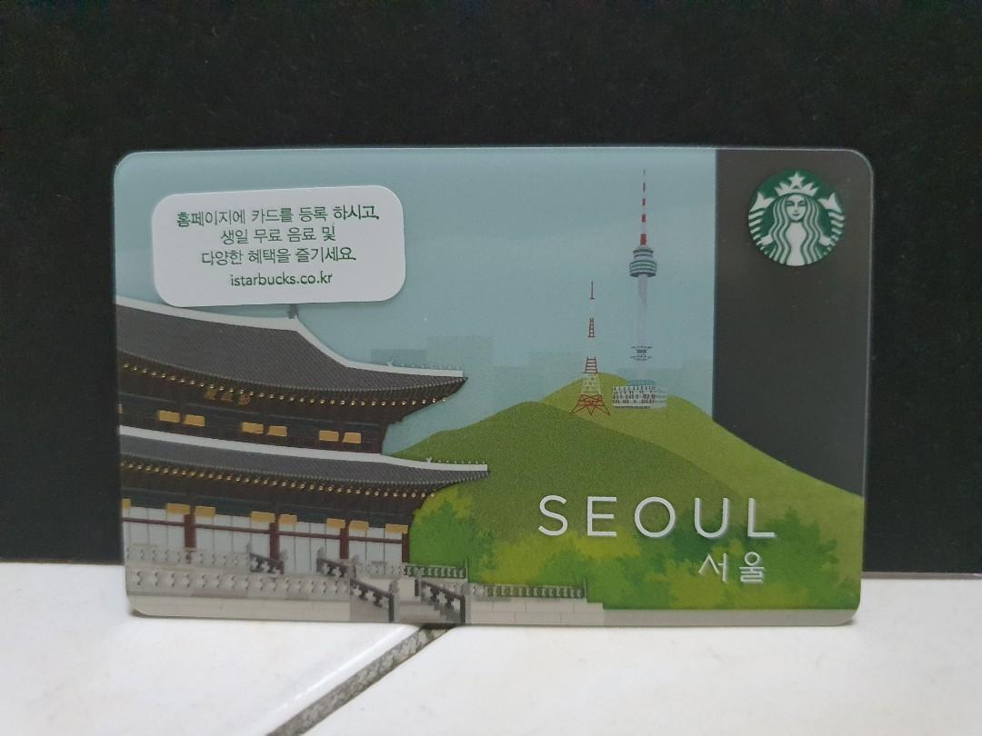 Starbucks City Gift Card Korea Seoul Tickets Vouchers Gift Cards Vouchers On Carousell
