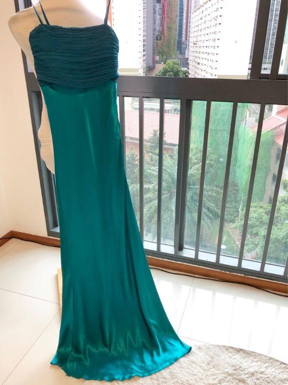 Teal gown dress Clearance