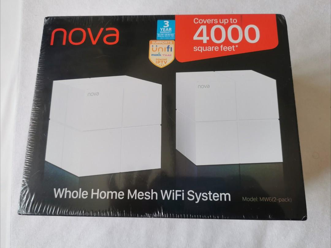 Tenda Nova Mw6 Gigabit Ac1200 Wireless Mesh Wifi Router System For Unifi Turbo Maxis Fibre Time Fiber Electronics Computers Others On Carousell The aim of the mesh wifi device is to improve the wifi strength and coverage of the household. tenda nova mw6 gigabit ac1200 wireless