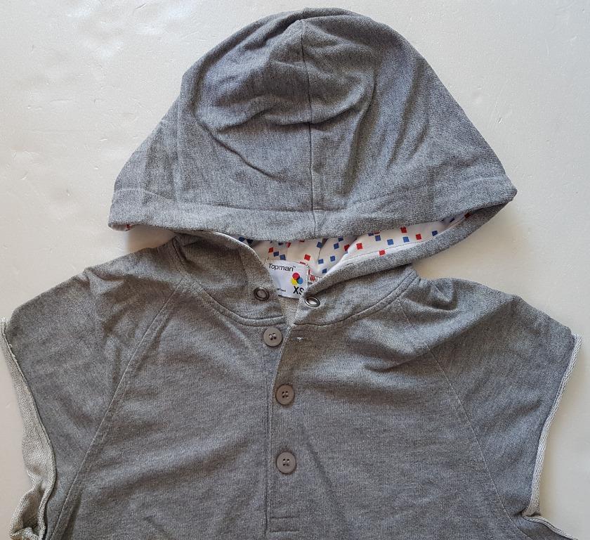 designer sleeveless hoodie