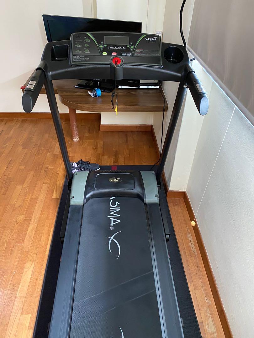 Treadmill Takasima Y Vivaldi Sports Equipment Exercise Fitness Cardio Fitness Machines on Carousell