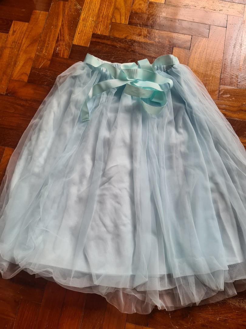 Turquoise tulle skirt clearance