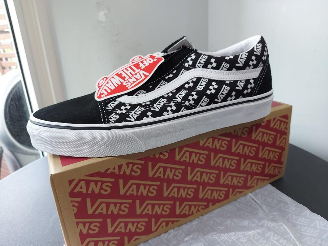 vans logo repeat old skool