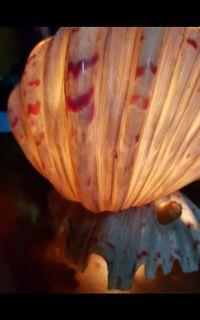 Vintage seashell lamp