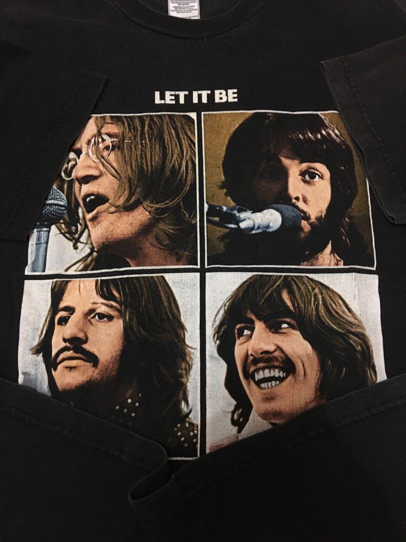 Beatles let it top be t shirt