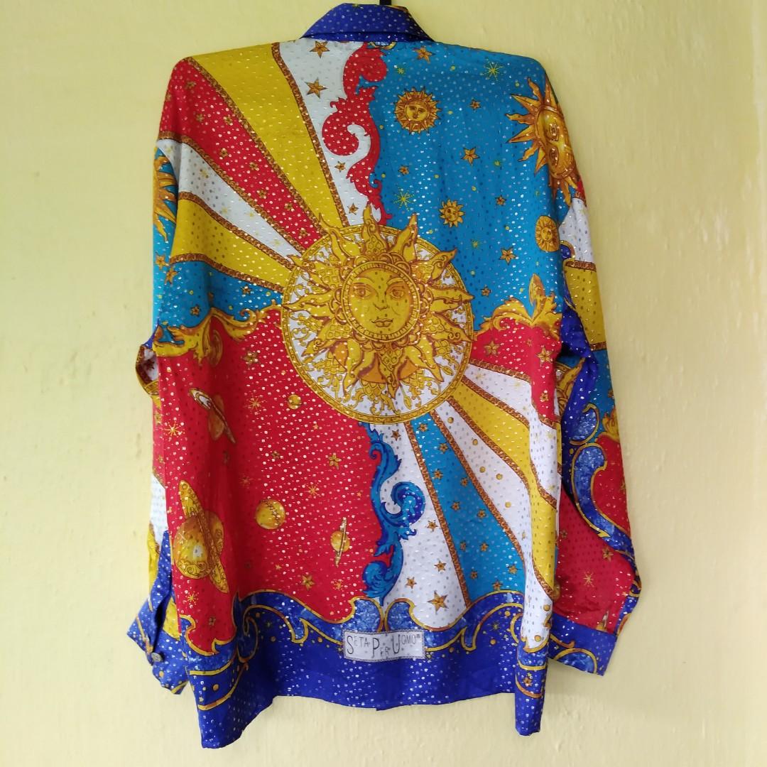 Seta per uomo versace sale