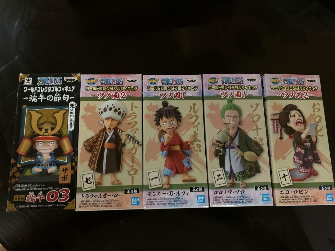 Wcf Luffy Sabo Zoro Law Robin One Piece Hobbies Toys Toys Games On Carousell