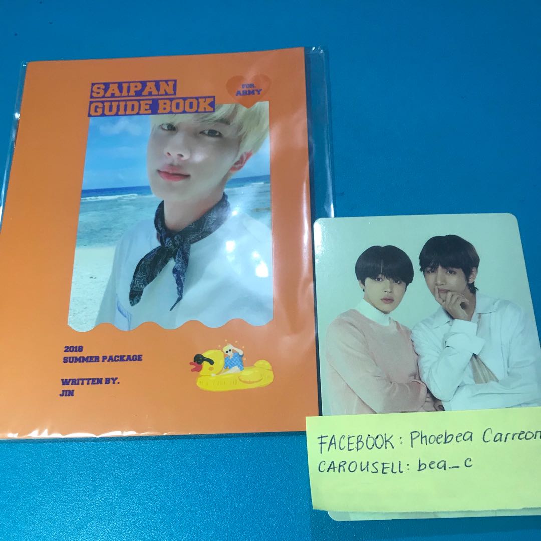Wtt Lft 2018 Bts Summer Package In Saipan Guide Book K Wave On Carousell
