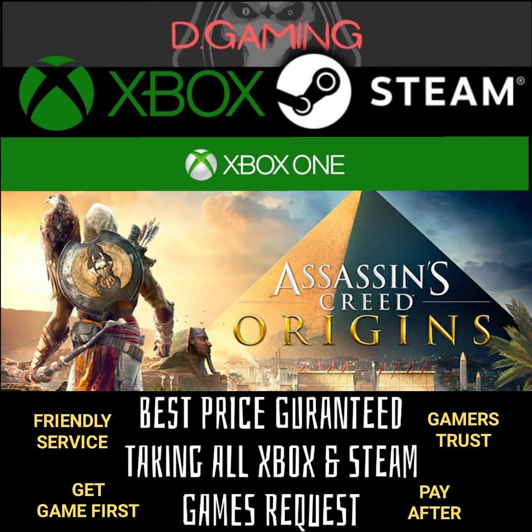 Xbox Assassin S Creed Origins Toys Games Video Gaming Video Games On Carousell