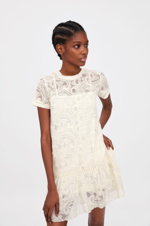 Zara short new arrivals lace dress