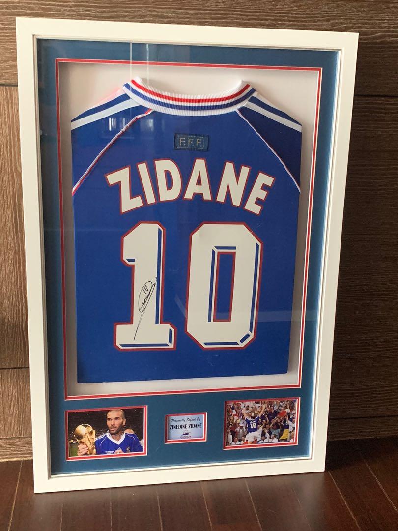 Zinedine zidane signed shirt new arrivals