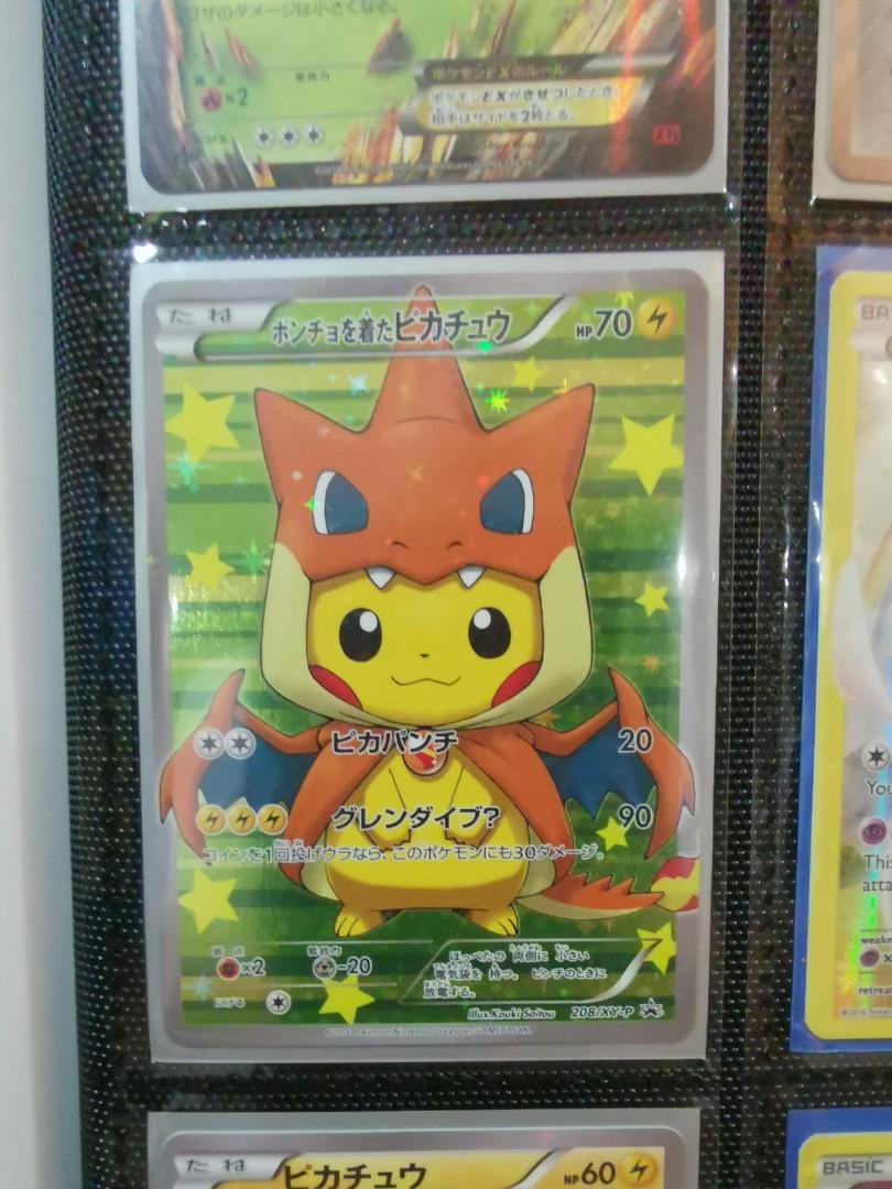 8 Xy P Mega Charizard Poncho Pikachu Promo Toys Games Board Games Cards On Carousell