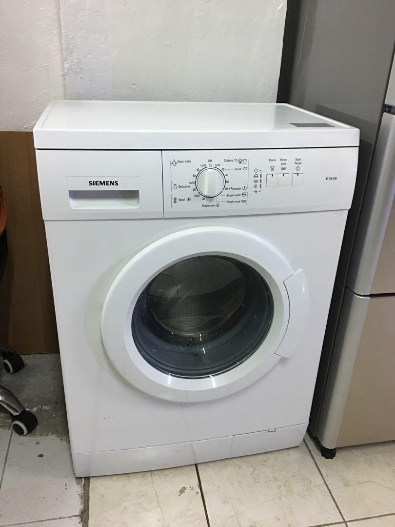 新款西門子薄身前置式洗衣機 家庭電器 洗衣機及乾衣機 Carousell