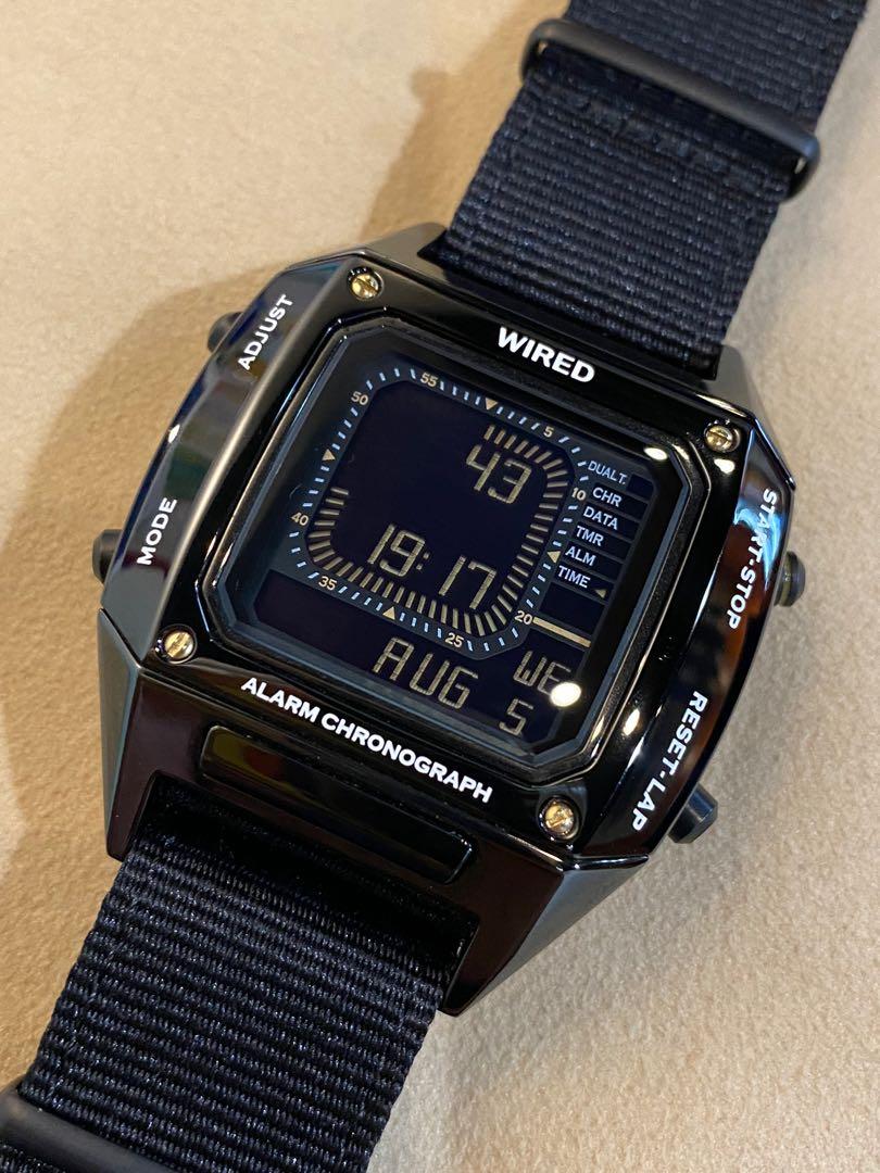 中古二手Seiko WIRED x BEAMS Solidity AGAM404 AGAM-404, 名牌, 手錶- Carousell