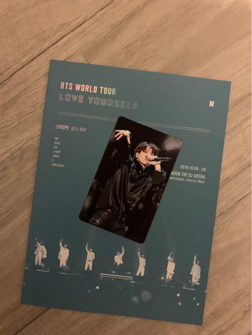 BTS WORLD TOUR 'LOVE YOURSELF' EUROPE ヨーロッパ テヒョン Blu-ray ...