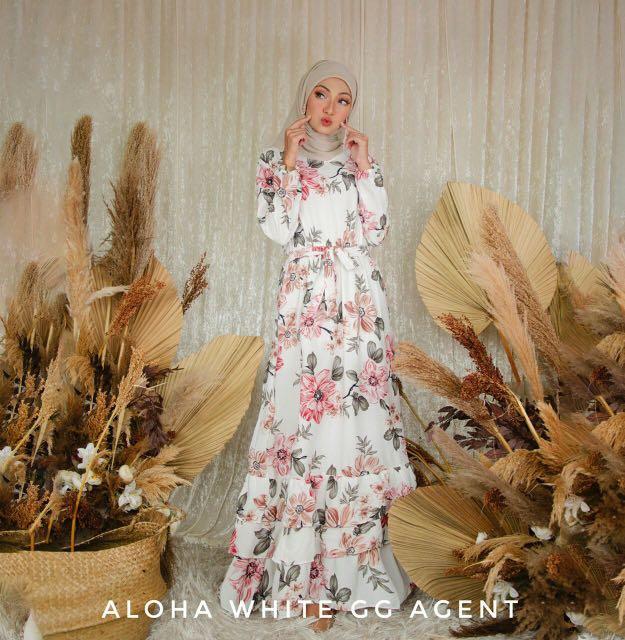 ALOHA DRESS Women s Fashion Muslimah Fashion Dresses on Carousell