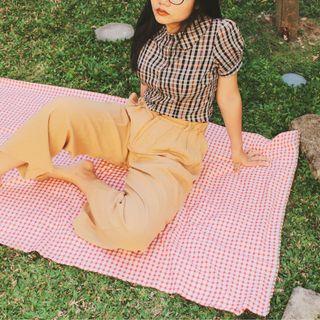 ATMOSPHERE plaid blouse