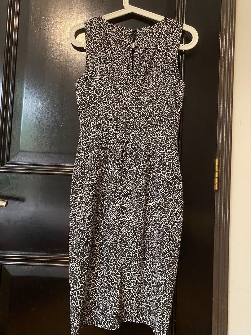 Portmans leopard print best sale dress