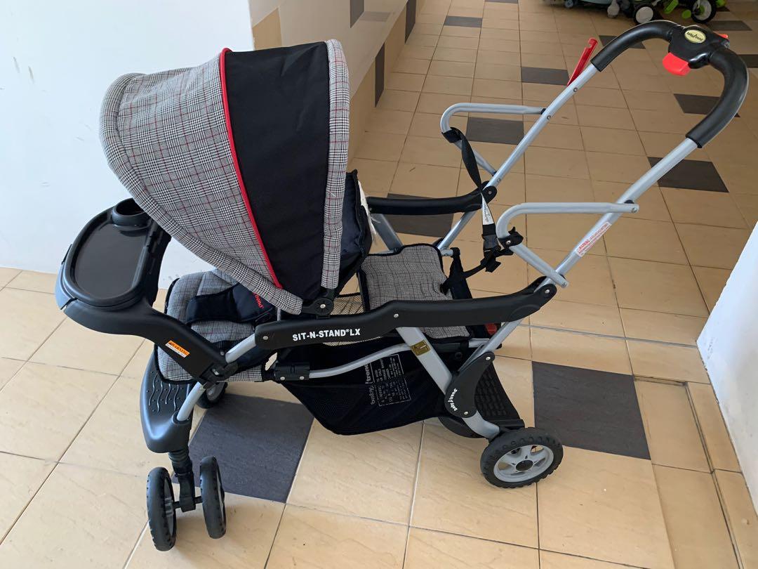 Big wheel double stroller new arrivals