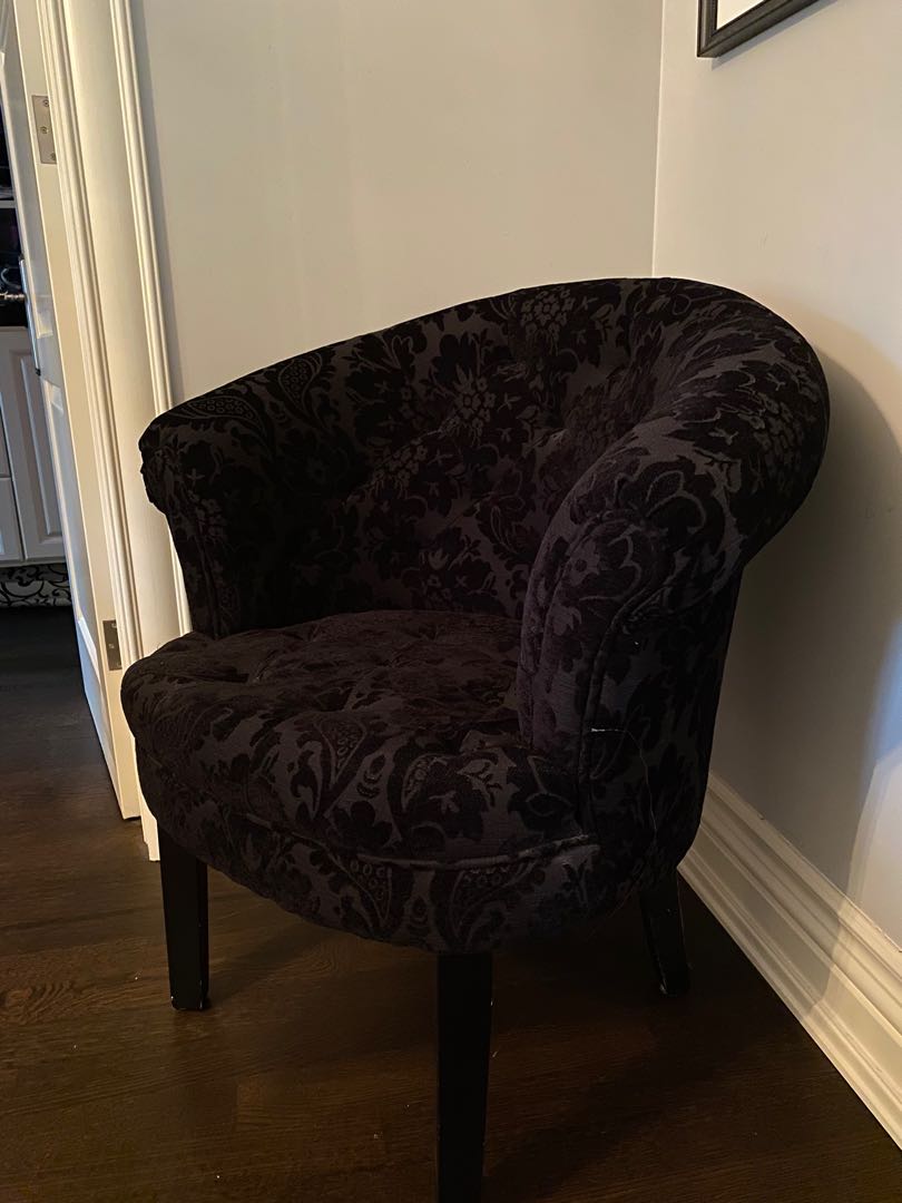 Black decorative chair
