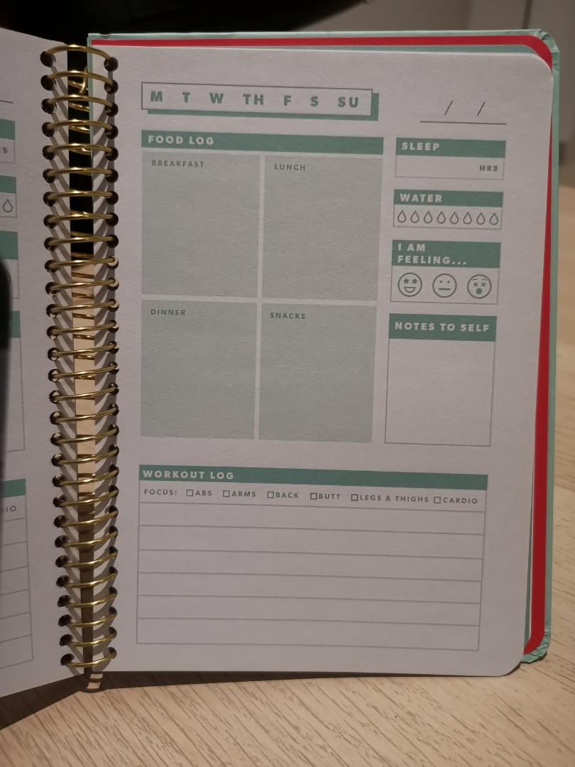Blogilates Fitness & Food Journal/Planner/Diary, Hobbies & Toys, Books