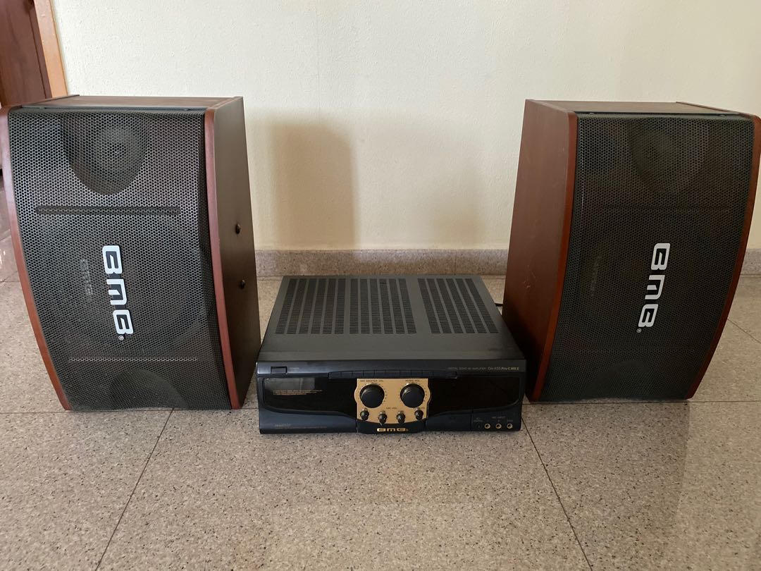 BMB DA-X55 Pro C MKII Karaoke Amplifier ( PL ) with 2 BMB Speakers