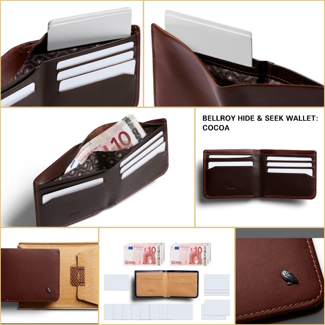 Bellroy Hide & Seek Wallet - Exclusive - Cocoa/Charcoal