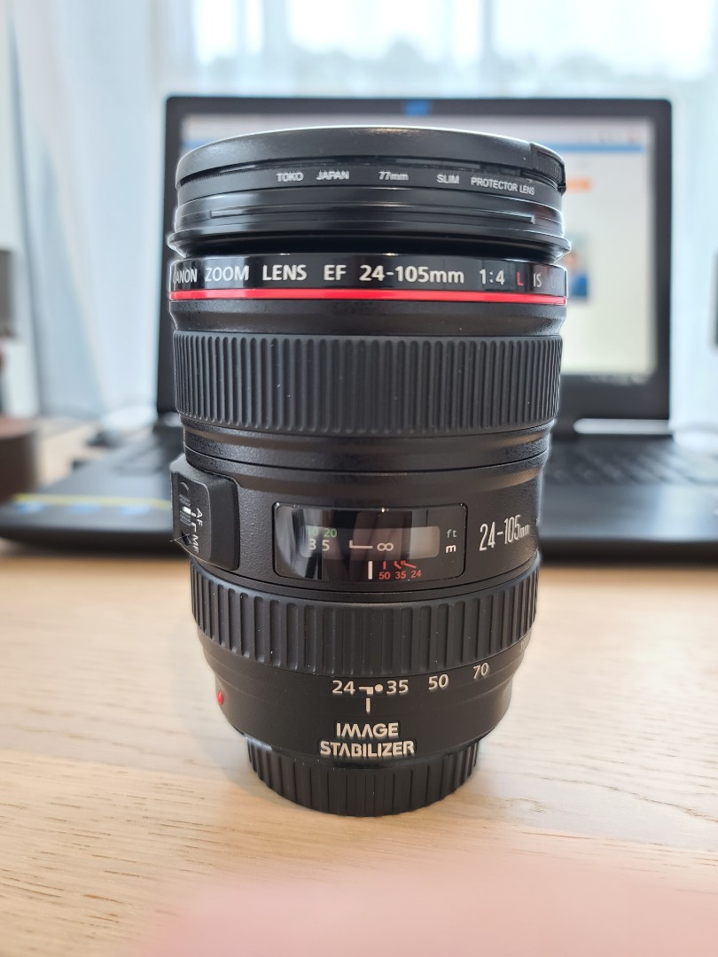 Canon EF 24-105 F4 L IS USM 24-105mm, 攝影器材, 鏡頭及裝備- Carousell