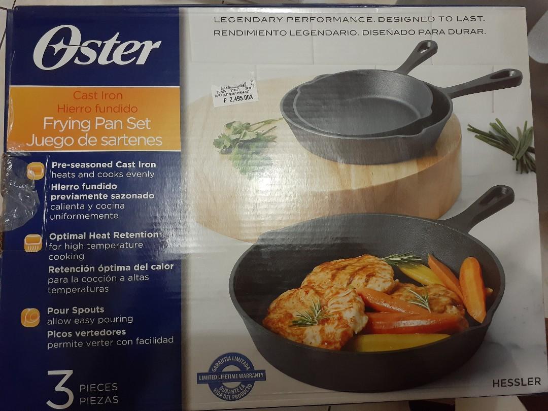 Repriced Cast iron frying pan (Category: Cookware & Accessories) located in Santa Barbara. Submitted by mathildaoshop (Listing ID 1026218120, Image 1). Description: best seller, original price indicated at the box. shipping only. 1box left.