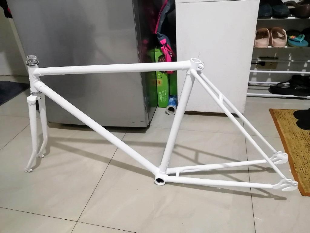 chromoly road bike frame