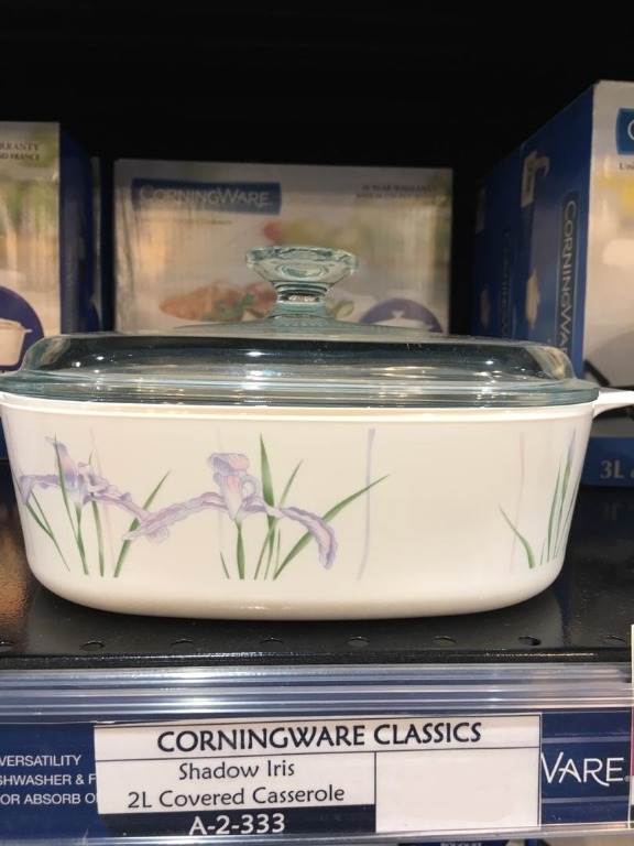 CorningWare Shadow Iris Stovetop Pyroceram Casserole 2L Furniture