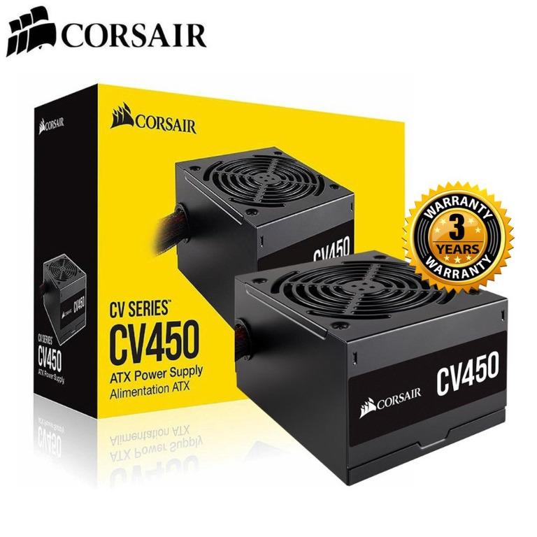 Corsair Cv Series Cv450 450 Watt 80 Plus Bronze Certified Atx Psu Cp 909 Uk Computers Tech Parts Accessories Computer Parts On Carousell