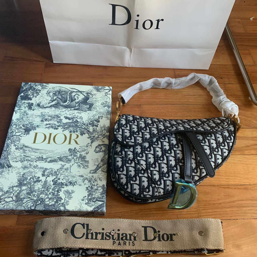Dior saddle cheap bag box