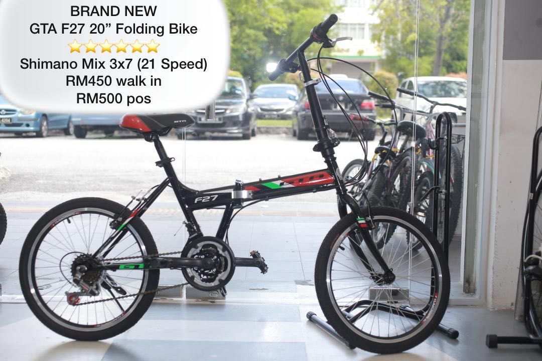 Folding Bicycle GTA F27 20 NEW