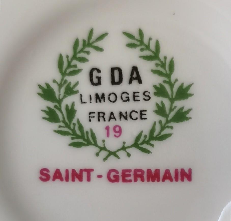 GDA Limoges France Saint Germain Demitasse Cup And Saucer, Furniture & Home Living, Kitchenware