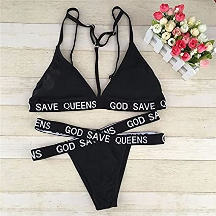 GOD SAVE QUEENS - Bikini Set, Women's Fashion, Swimwear, Bikinis