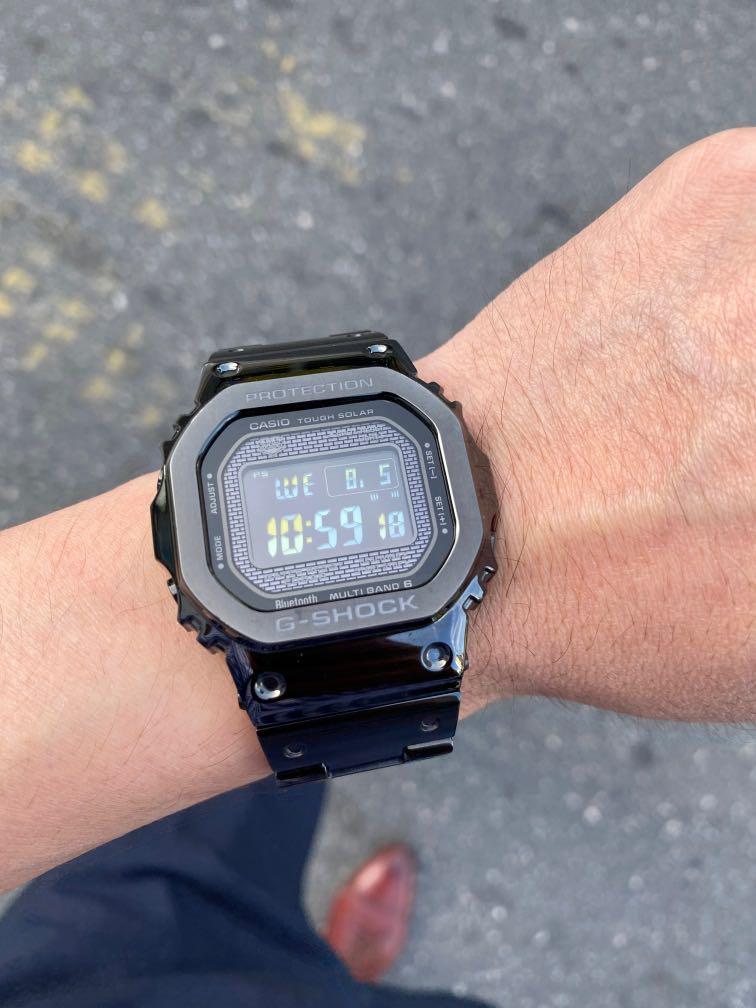 G shock deals gmw b5000 black