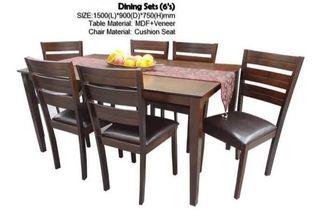 Hanna dining Set in 4 seater & 6 seater