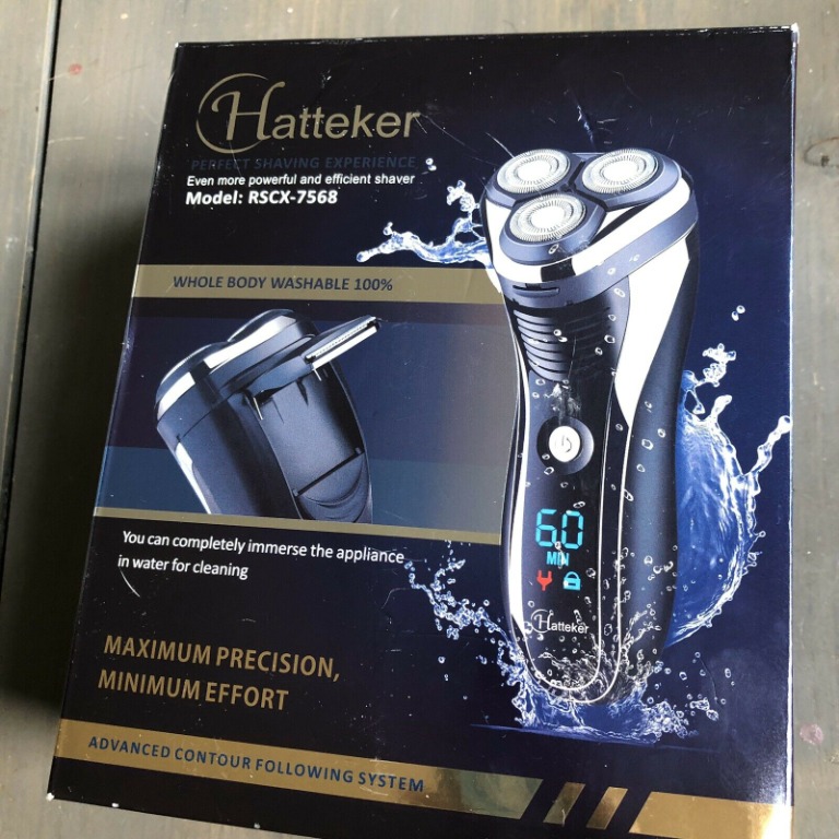 Hatteker Rotary Shaver RSCX 7568, Beauty & Personal Care, Men's