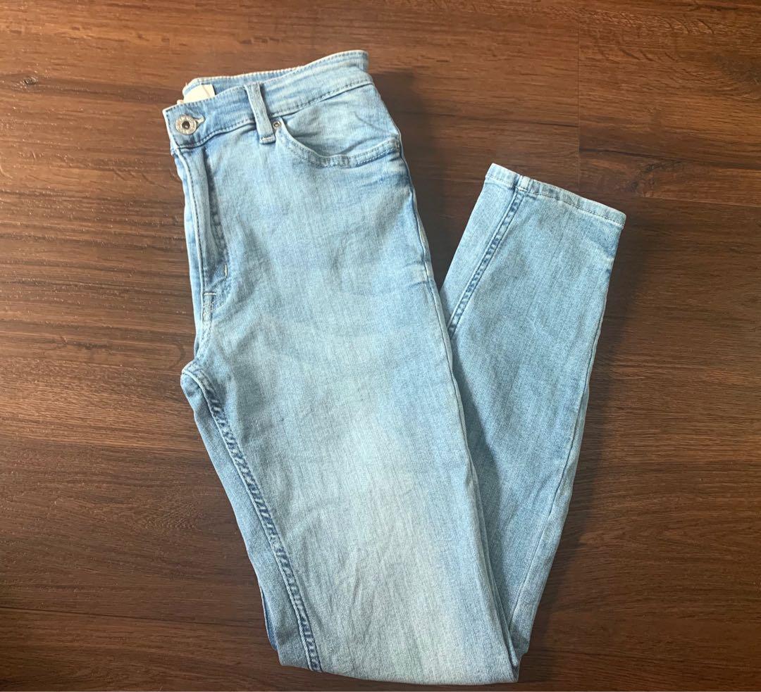 h&m mid rise jeans