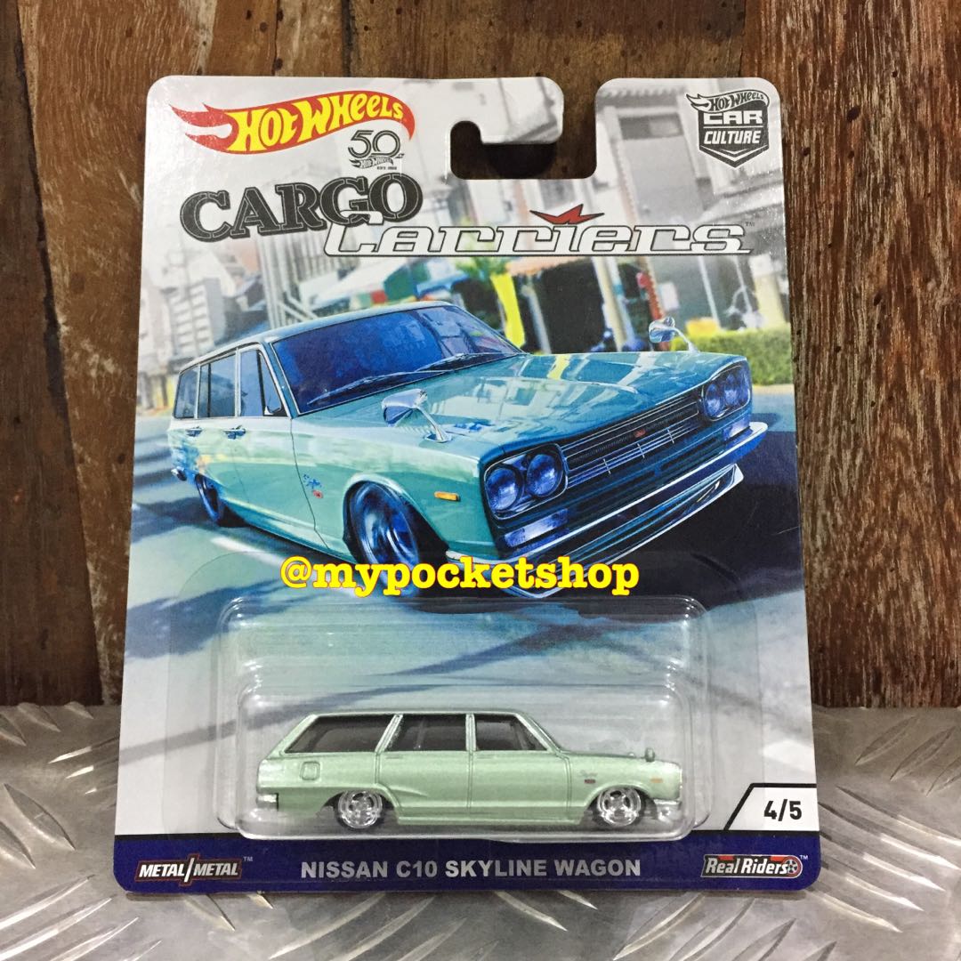 Hot wheels cargo carriers online nissan c10 skyline wagon