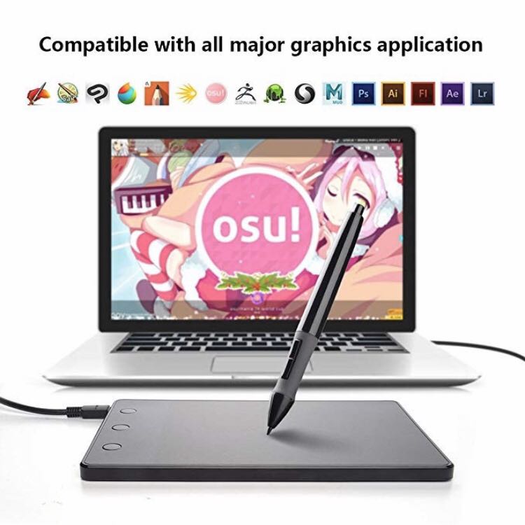 Huion H420 Digital Drawing Tablet Electronics Others On Carousell